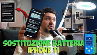 Sostituzione batteria iPhone 11 iphone11 battery albinorifici [upl. by Colville474]