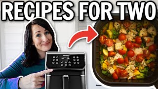 Five Yummy AIR FRYER RECIPES for TWO  Perfect Fall Comfort Food in the Air Fryer [upl. by Wieren]