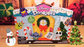 The best unboxing Disney Doorables Advent Calendar 2024🎄with Spanish Subtitles asmrunboxing [upl. by Kane37]