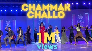 CHAMMAK CHALLO  COLLEGE DANCE  St johns medical college  Viral saree dance  Dance choreography [upl. by Heber861]