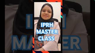 IPRH MASTER CLASS education educational educationalvideo [upl. by Sherm]