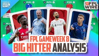 Best FPL Premium Big Hitters  Gameweek 8  The FPL Wire  Fantasy Premier League Tips 202425 [upl. by Hannavas]