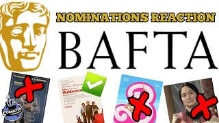 MY BAFTA FILM AWARDS 2024 NOMINATIONS REACTION  SHOCKS amp SNUBS [upl. by Yznyl]