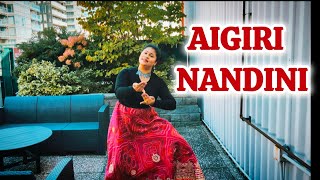 Aigiri Nandini  Devi Stortam  Semi Classical Dance by Aashana [upl. by Wooster111]