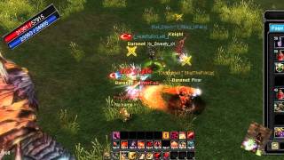 Silkroad Uranus Pixar pvp lvl 110 FF WarriorWarlock [upl. by Deyas]