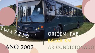 ÔNIBUS VW 17210 NEOBUS MEGA ANO 2002 BAIXA QUILOMETRAGEM  VENDIDO [upl. by Pyotr]