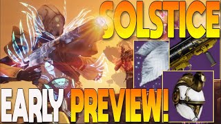 FIRST LOOK AT NEW SOLSTICE 2024 Armor Sets Cosmetics amp FREE LOOT EARLY PREVIEW  Destiny 2 [upl. by Talanian]