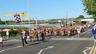 UVF Regimental Band  Northern Ireland Centenary belfast [upl. by Notsuoh]