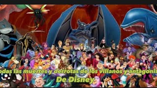 todas las muertes y derrotas de los villanos y antagonistas de Disney parte 1 [upl. by Elon]