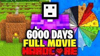 I Survived 6000 Days in Minecraft Hardcore FULL MINECRAFT MOVIE [upl. by Selia925]