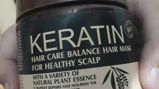 Keratin Hair treatment Mask for damage hairGhar pr keratin krne ka treeka [upl. by Gleeson]