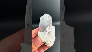 Kunzite with Lepidolite from Afghanistan  Fine Art Minerals  Kunzite [upl. by Yedorb]