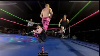 Elite Impact Wrestling 7 22 17 Rocken Randy and Red Walker vs Brandon Ray and Houston [upl. by Yerggoeg]