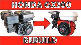 Honda GX200 Rebuild [upl. by Laddie951]