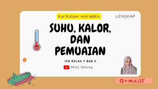 Suhu Kalor dan Pemuaian  IPA Kelas 7 Bab 3 Kurikulum Merdeka  Lengkap [upl. by Lavotsirc427]