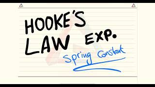 Hookes Law  Spring Constant [upl. by Griffith302]