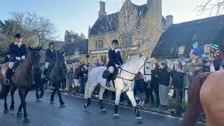 Boxing Day Hunt Broadway Cotswolds 26th December 2022 [upl. by Aynam]