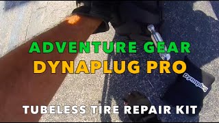 Adventure Gear  DYNAPLUG PRO Tubeless Tire Repair KIT [upl. by Aiz]