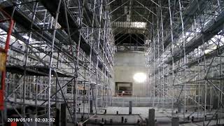 HUGE BIRDCAGE SCAFFOLD  Site Visit [upl. by Eelrac]