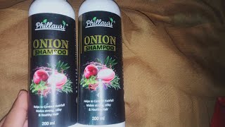 Phillauri Onion Shampoo Review nd uses in hindi [upl. by Aihsenal970]