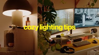 6 simple lighting tips to create a cozy atmosphere on a budget [upl. by Claiborne]