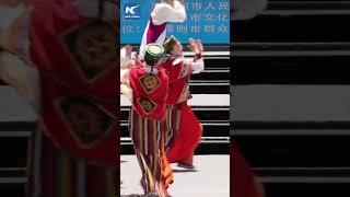 Traditional Tibetan folk dance in Chinas Yadong [upl. by Aber632]