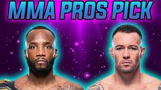 MMA Pros Pick ✅ Leon Edwards vs Colby Covington  Part 5 👊 UFC 296 [upl. by Odlabso120]