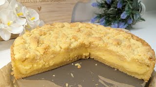 Streuselkuchen mit Pudding ❤️ ein Traum Einfaches Rezept [upl. by Morice]