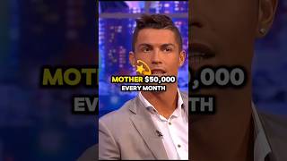 Ronaldo Reveals how much he Pays his Mother Monthly ronaldocr7 football story fyp trending [upl. by Elda686]