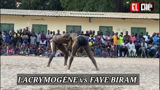 🔴Badiana Lutte traditionnelle Lacrymogène vs Faye Biram [upl. by Kcirddehs813]