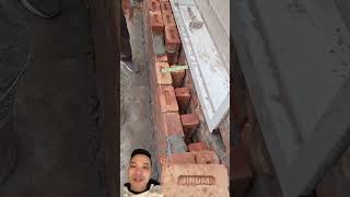 Xây tường construction brickwork brickwall smartworkers smartwork xuhuong shortsviral [upl. by Herodias]