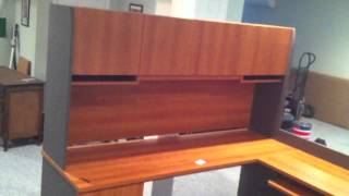 bestar u shaped office desk assembly service in DC MD VA by Furniture Assembly Experts LLC [upl. by Lorou856]