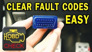 How to easy ReadClear car Fault Codes ELM327 OBD II [upl. by Ttirb652]