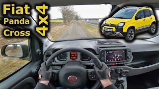 Fiat Panda Cross 4x4 09 TwinAir 2021  POV test drive [upl. by Aubree966]