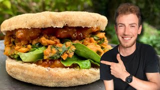 Your New FAVOURITE Vegan Sandwich  Curried Chickpea and Tomato Jam [upl. by Ylloh]