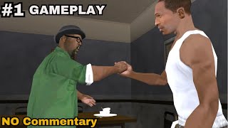 GTA San Andreas Gameplay  Mission One  NO Talk  Gamo Ki Nagari English [upl. by Ittam]