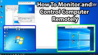 How to Monitor and Control computer in real time [upl. by Zedecrem]