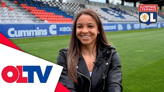 Entretien avec Delphine Cascarino  Olympique Lyonnais [upl. by Anazraf]