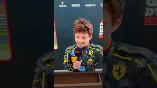 Charles Leclerc wins Monza 2024 Con los Tifossi [upl. by Nuarb]