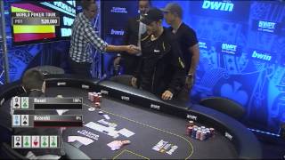 bwin WPT National Barcelona 2013  Joel Roset elimina a Pawel Brzeski [upl. by Aurilia232]