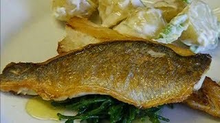 How to fillet sea bassand cook itin real timeSEA BASS [upl. by Nit]