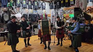 Scottish Bagpipes in Utica Illinois livemusic Jamies Outpost [upl. by Schiff]