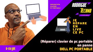 Réparation dun clavier de pc portable DELL dont certaines touches ne marchent plus problème liquide [upl. by Mcarthur]