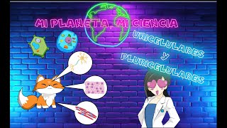 😻El mejor video de ORGANISMOS 🦠UNICELULARES🦠 Y 🐙PLURICELULARES🐸 LA CÉLULA 🗺🌎🌏 [upl. by Takakura]