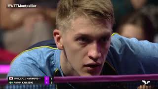 FULL MATCH  Tomokazu Harimoto vs Anton Kallberg  MS R16  WTTMontpellier 2024 [upl. by Eelah204]