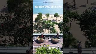 Hong kong🇭🇰 Repulse Bay Beach  most popular and picturesque beaches ming drone [upl. by Anilet]