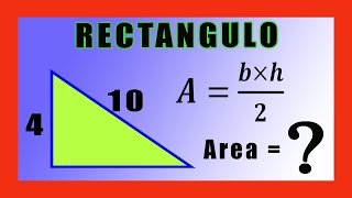 ✅👉 Area de un Triangulo RECTANGULO conociendo la HIPOTENUSA [upl. by Anuahsed]