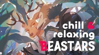 Chill amp Relaxing Beastars Music  Rain Sounds  Beastars Season 1 OST [upl. by Olen]