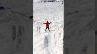 Kid ski jump in Zinal [upl. by Shaylah]