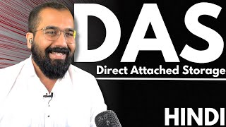 DAS  Direct Attached Storage Explained in Hindi l Cloud Computing Series [upl. by Beal]